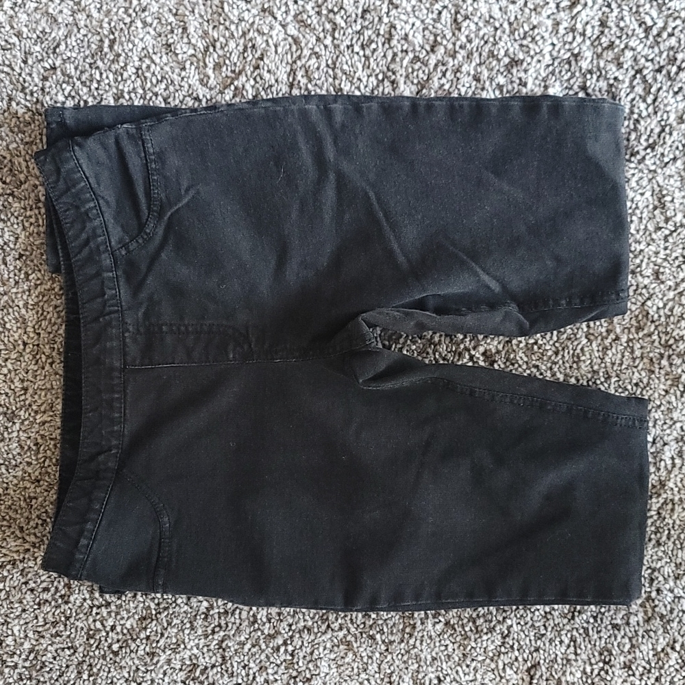 Silver One Black Jeggings